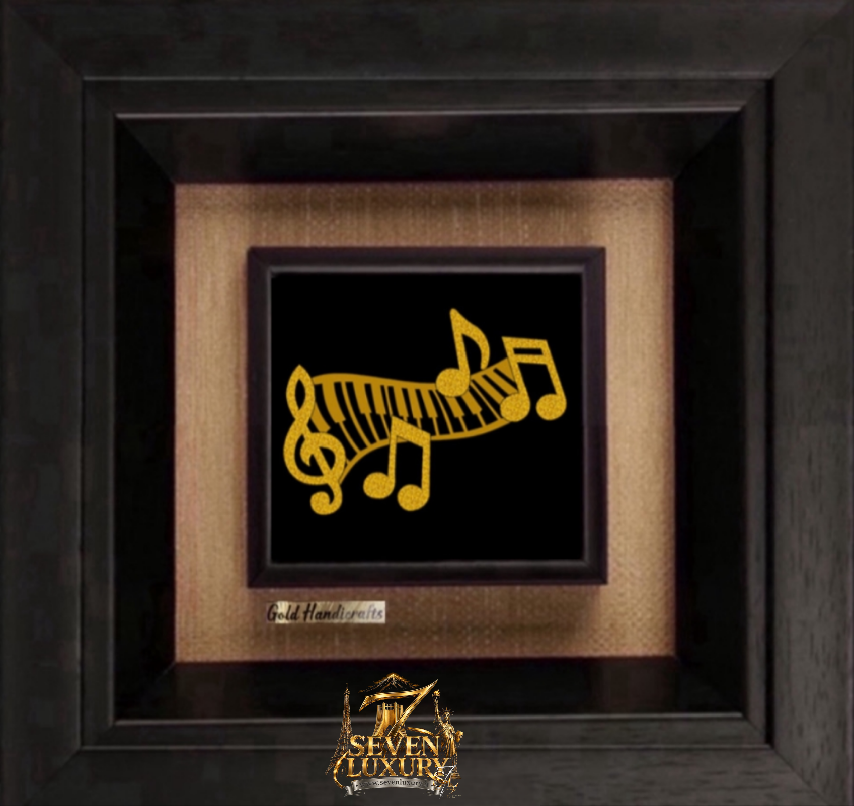 🖼️ تـابـلـو موسیقی روکش طـــلا ۲۴عـــــیار 24KGOLD