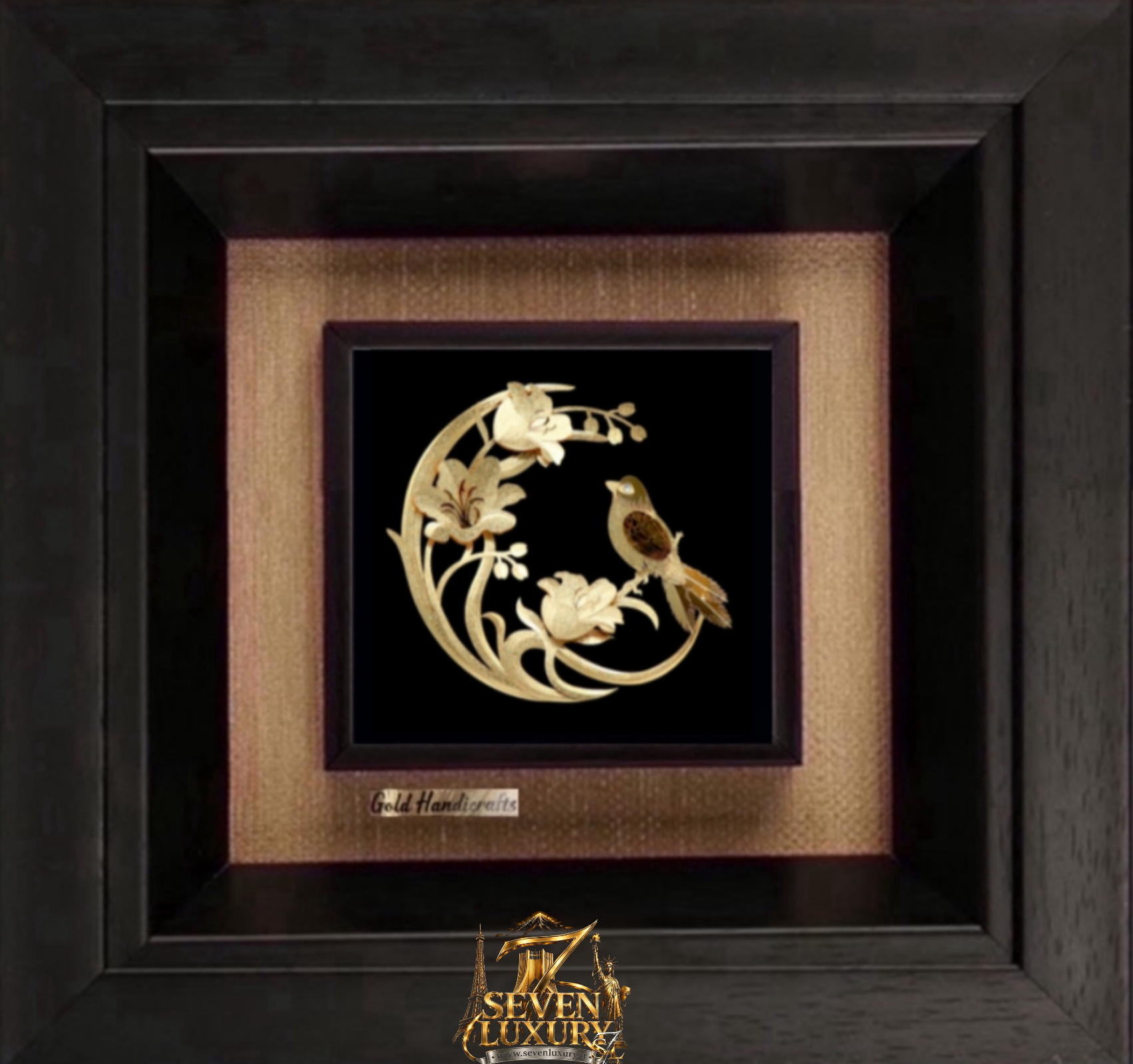 🖼️ تـابـلـو طـبـیـعت طلا ۲۴ عیار 24KGOLD