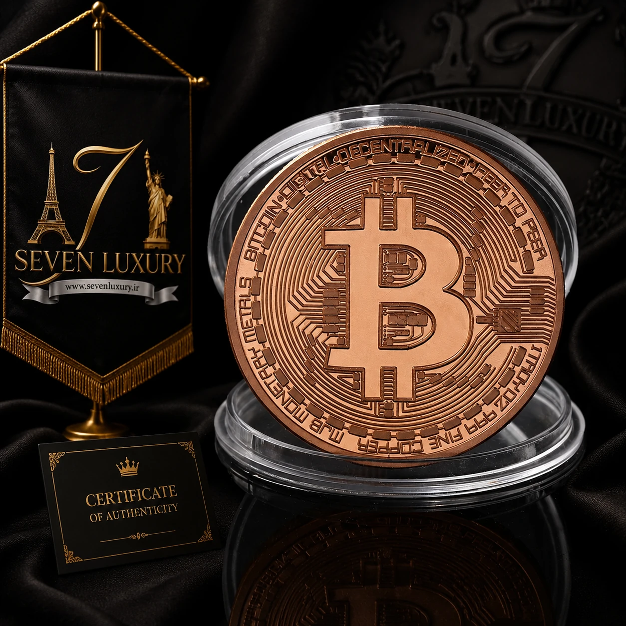 🪙 ســــکه بــیت کوئــین رنگ مسی 2023