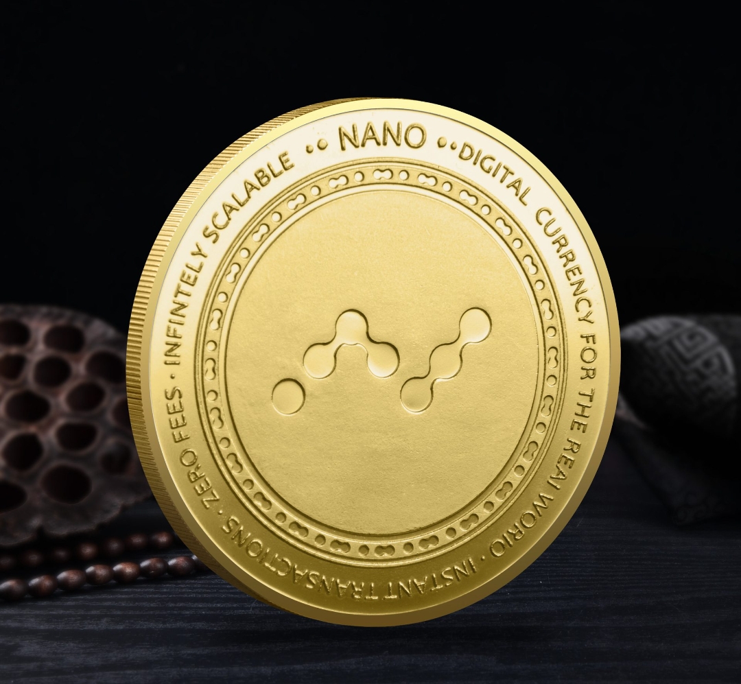 🪙سکه یادبود رمز ارزنانو روکش طلای ۲۴ عیار_Nano🪙