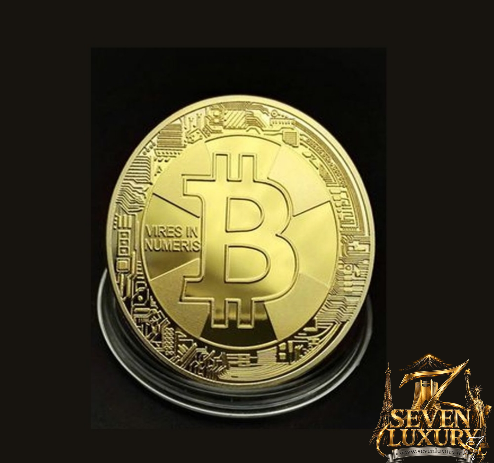 🪙 ســــکه روکش طلا ۲۴ عیار بیت کوین شاین 2021
